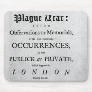 A Journal of the Plague Year, 1665 Mouse Pad