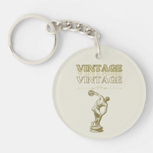 A Journey through Vintage Aesthetic Key Ring