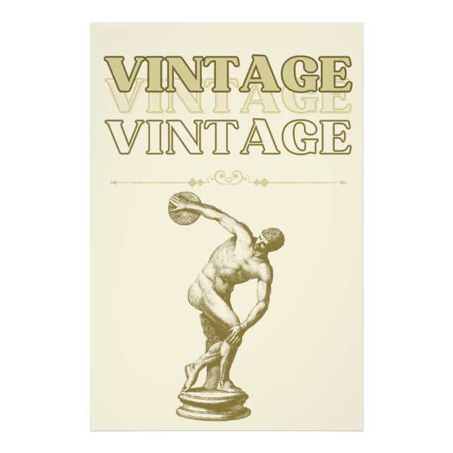 A Journey through Vintage Aesthetic Photo Print (Front)