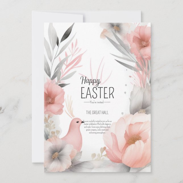 A Joyful Easter Celebration Invitation (Front)