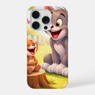 A Joyful Pause in the Garden iPhone 15 Pro Case