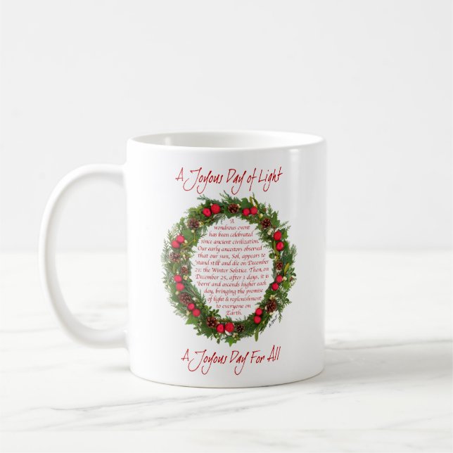 A Joyous Day for All - Coffee Mug (Left)