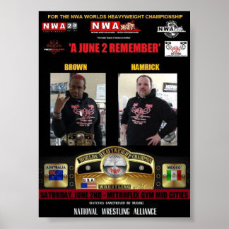A June 2 remember event poster