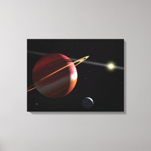 A Jupiter-mass planet orbiting the nearby star Canvas Print