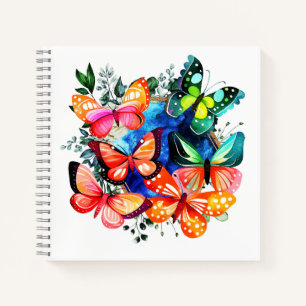 A Kaleidoscope Of Butterflies Notebook