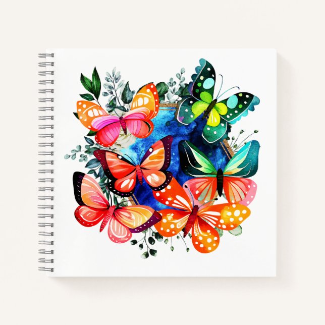 A Kaleidoscope Of Butterflies Notebook (Front)