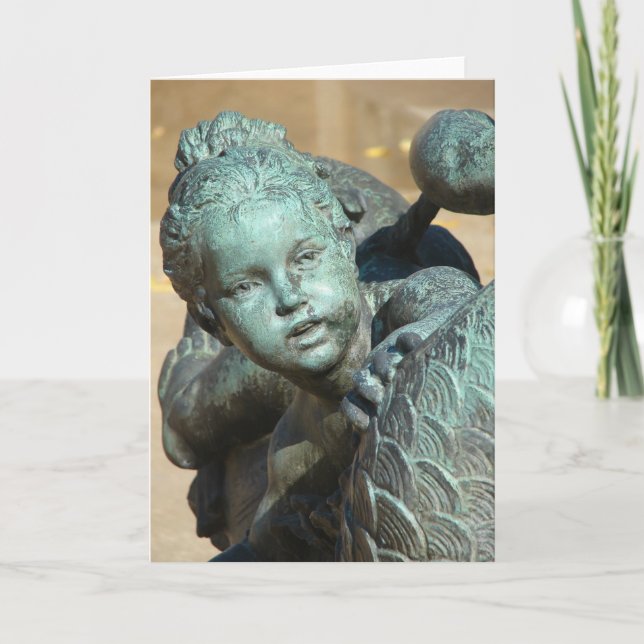 A Kansas City Plaza Fountain Card (Front)