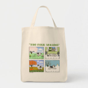 A Keeshond's Four Seasons Tote Bag
