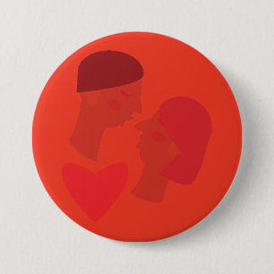 A Kiss 7.5 Cm Round Badge