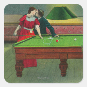 A Kiss off the Red Square Sticker