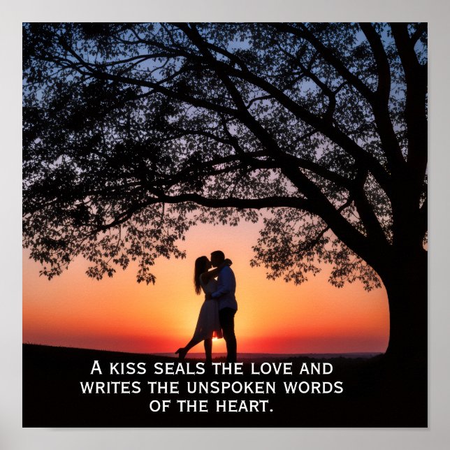 A kiss poster (Front)