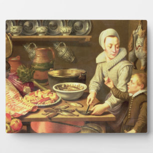 A Kitchen Interior Plaque