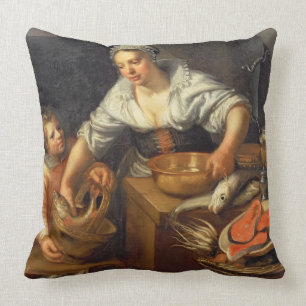A Kitchen Scene Cushion