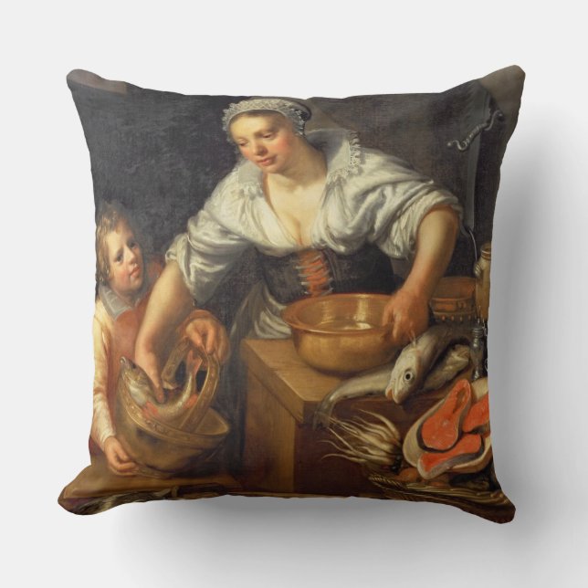 A Kitchen Scene Cushion (Front)