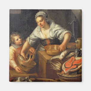 A Kitchen Scene Magnet