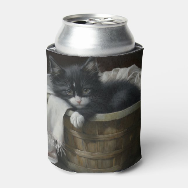 A Kittens Cosy Corner Can Cooler (Can Front)