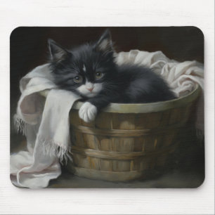 A Kittens Cosy Corner Mouse Pad
