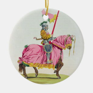 A Knight Armed for the Bond, 1512, engraved by W. Ceramic Tree Decoration