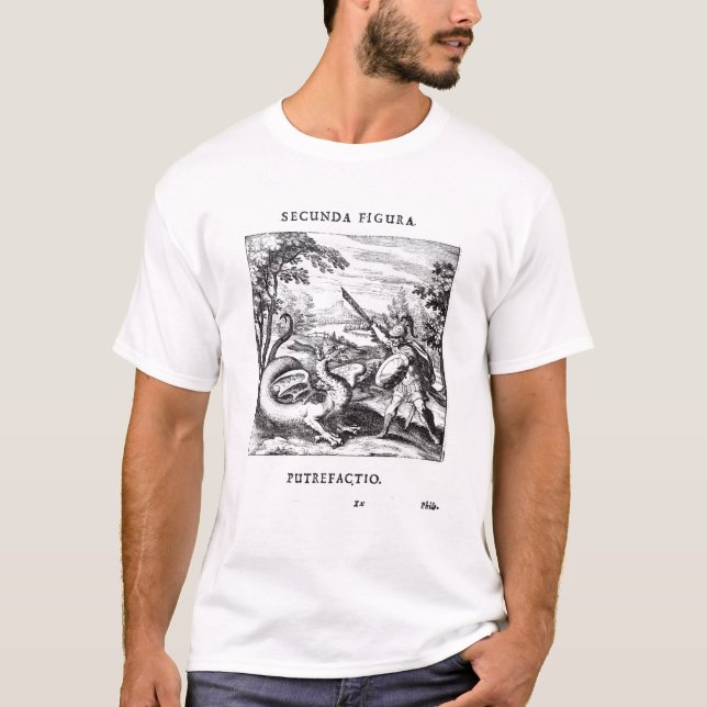 A knight defeating 'Rot' T-Shirt (Front)