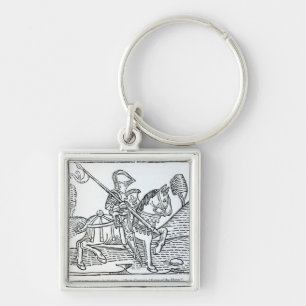 A Knight, from Caxton's 'Game of the Chess' Key Ring