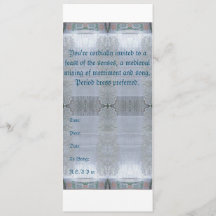 A Knight to Remember - mediaeval invitations