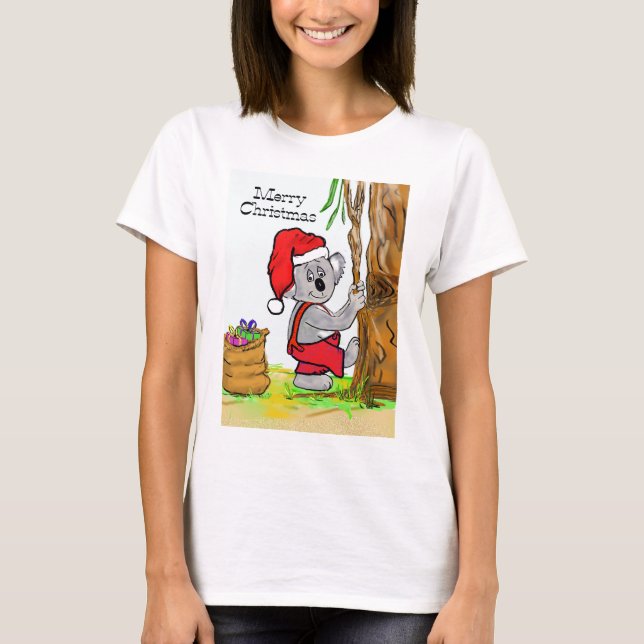 A Koala Merry Christmas T-Shirt (Front)