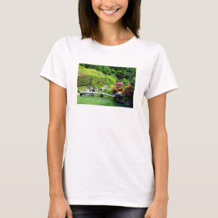 A Kyoto, Japan Garden on a T-Shirt