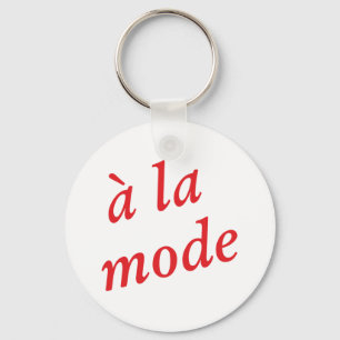 a la mode key ring
