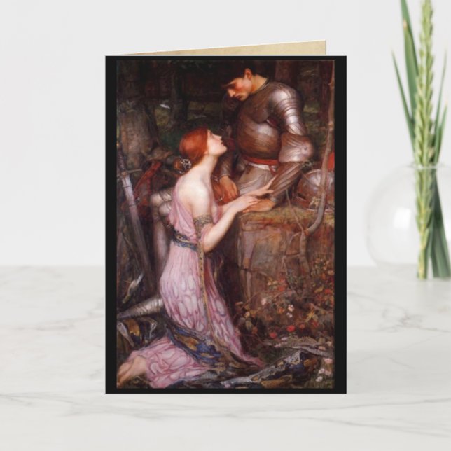 A Lady and Her Knight Card (Front)