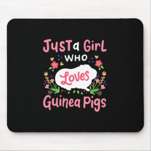 A Lady Who Loves Guinea Pigs Mouse Pad