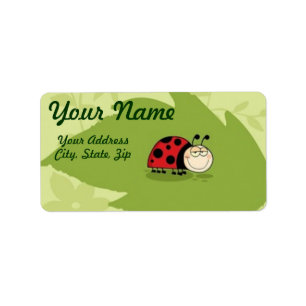 A Ladybug Label