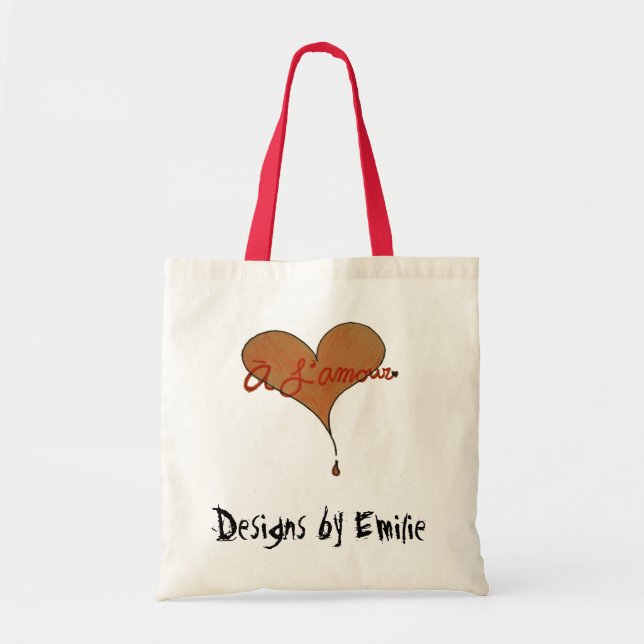 A L'amour Tote Bag (Front)