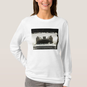 A landing craft air cushion prepares to enter T-Shirt