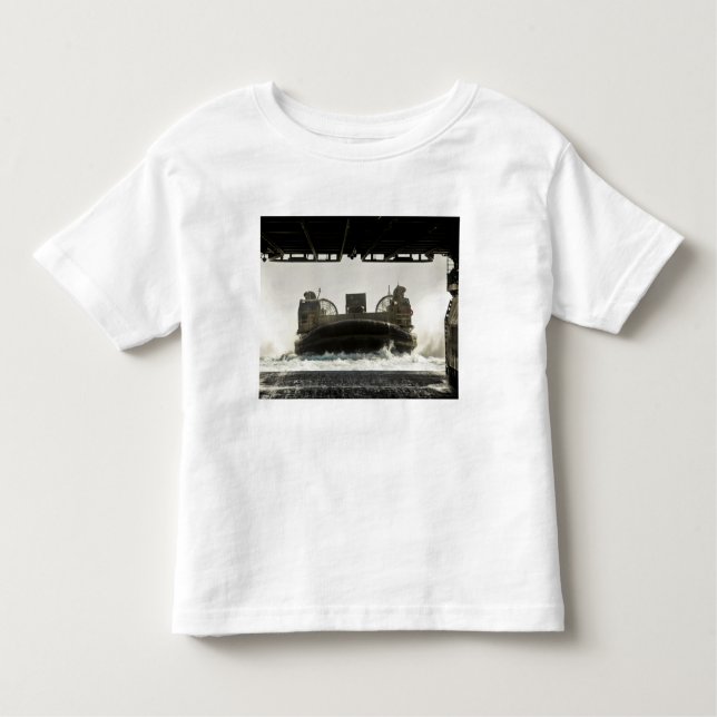A landing craft air cushion prepares to enter toddler T-Shirt (Front)