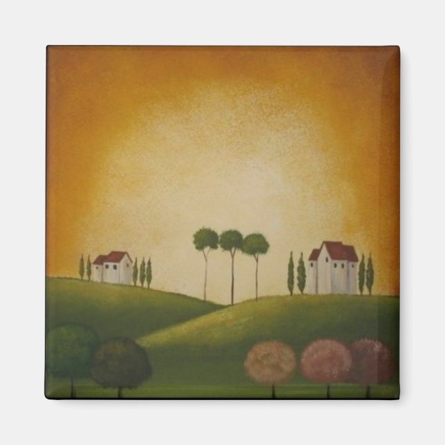 A Landscape in Tuscany Magnet (Front)