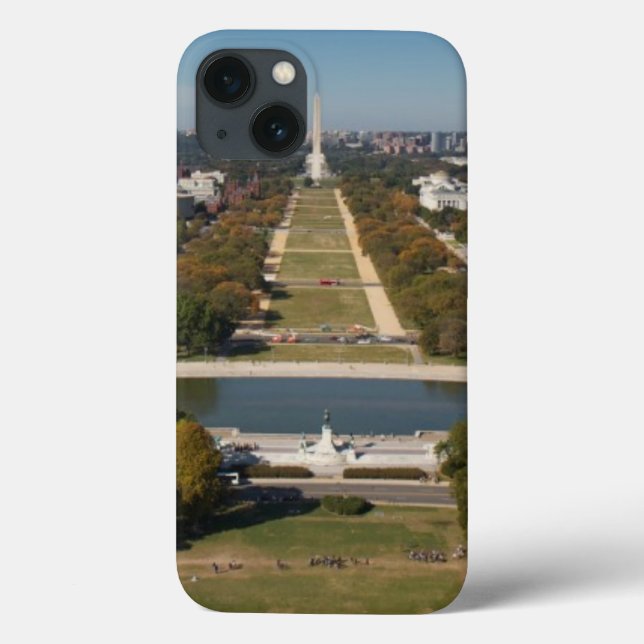 A landscape view of Washington DC Case-Mate iPhone Case (Back)
