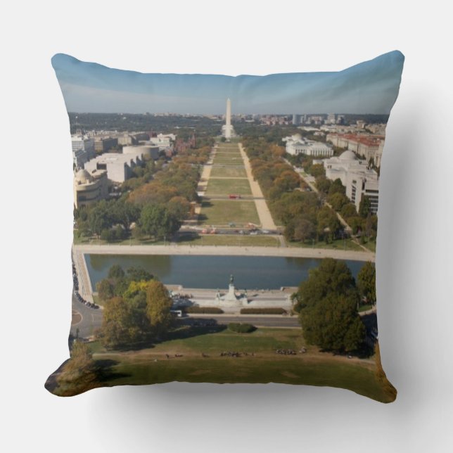 A landscape view of Washington DC Cushion (Front)