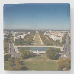 A landscape view of Washington DC Stone Coaster