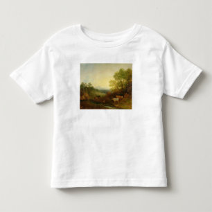 A Landscape with Cattle and Figures by a Stream an Toddler T-Shirt