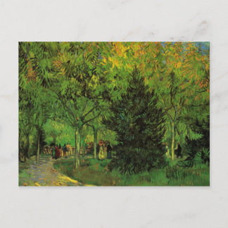 A Lane in the Public Garden at Arles by van Gogh Postcard
