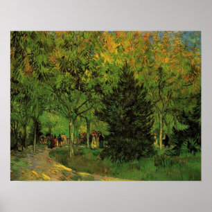 A Lane in the Public Garden at Arles Poster