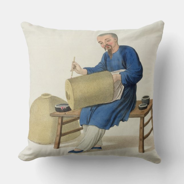 A Lantern Painter, plate 20 from 'The Costume of C Cushion (Front)