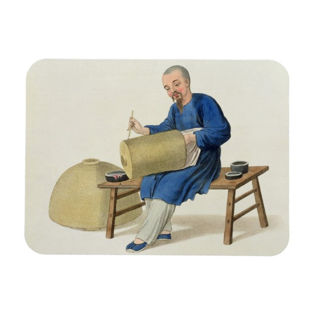 A Lantern Painter, plate 20 from 'The Costume of C Magnet (Horizontal)