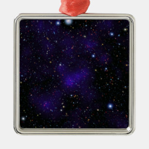 A large collection of galaxies metal tree decoration