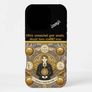 A Lawyer Symbolises Justice and Family Protection iPhone 16 Pro Max Case
