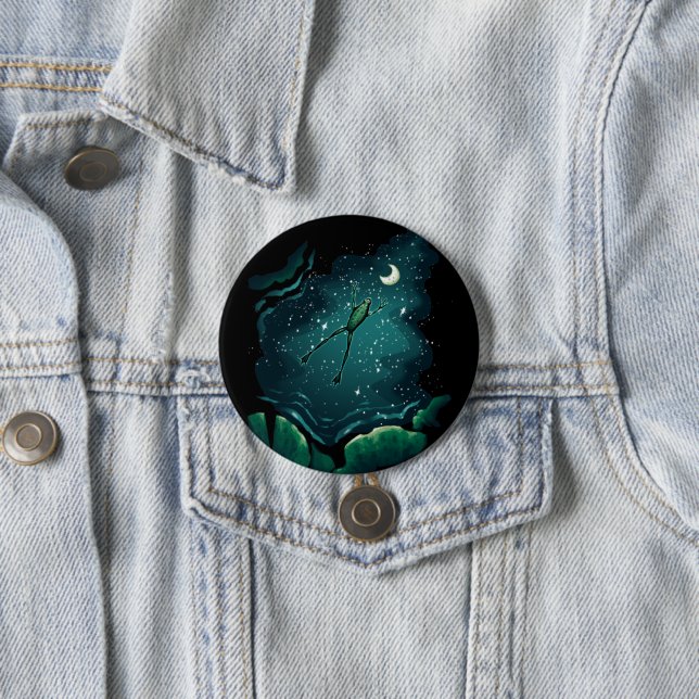 A Leap Over the Moon 7.5 Cm Round Badge (In Situ)