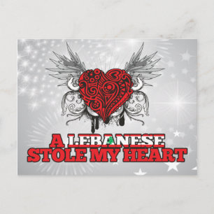 A Lebanese Stole my Heart Postcard