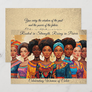 A Legacy of Power – Celebrating Women of Colour  Holiday Card