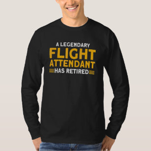 A Legendary Flight Attendant Has Retired Flight At T-Shirt