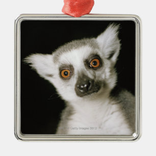 A lemur. metal tree decoration